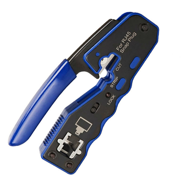 RJ45 Crimping Tool Crimping Tool for CAT5 CAT5E CAT6 CAT6A Network Connector