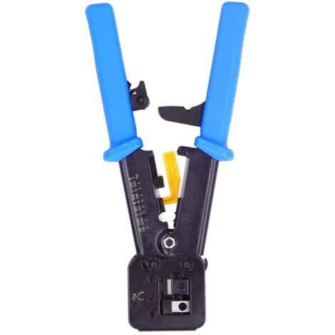 RJ45-Crimpzange für CAT6- und CAT5E-Ethernetkabel, Elektronik- und Elektrowerkzeuge, Blau