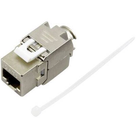 RJ45 femelle CAT 6a TRU COMPONENTS 93038C362 RJ45 femelle, droit métal 1 pc(s) S935881