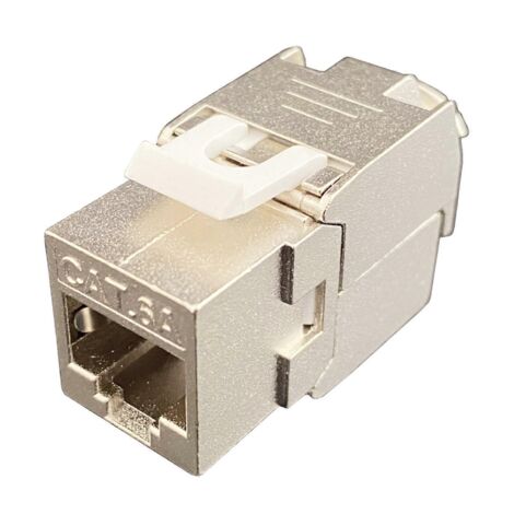 RJ45 Keystone Jack Cat6 Cat6A Cat7 sans outil, module réseau blindé pour câblage Ethernet rapide et fiable, connecteur femelle haute performance.