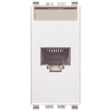 Rj45 Netsafe Cat5E UTP-Buchse Weiß VIMAR 20338.8.B