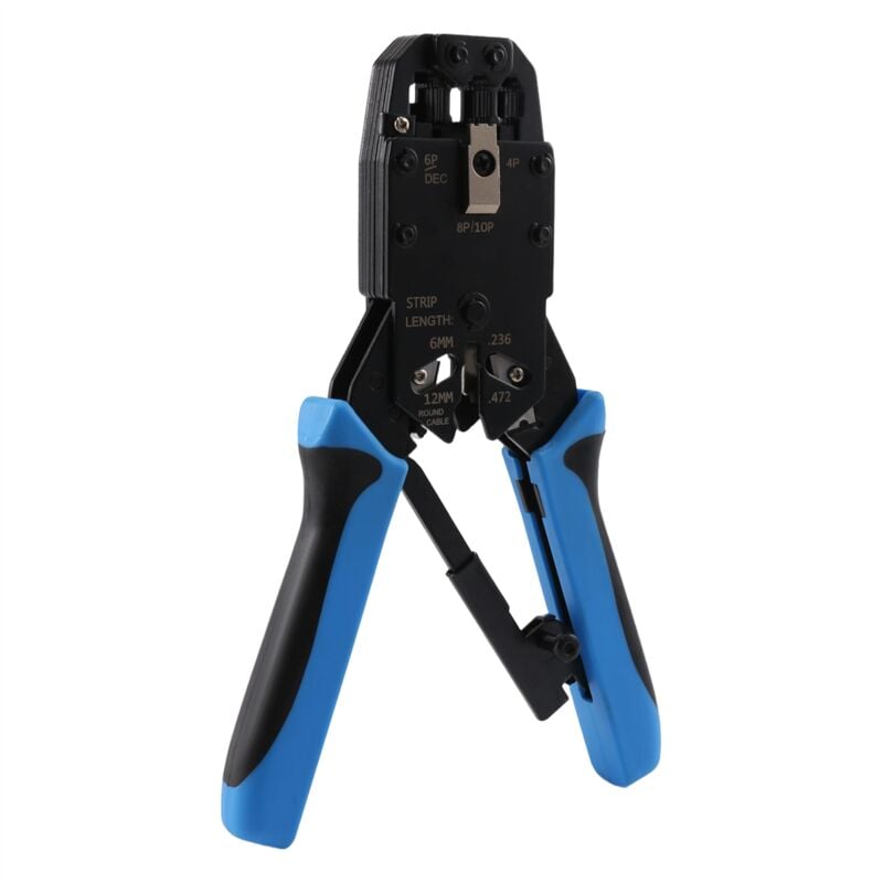 Image of RJ45 Network Crimper 10P 8P 6P 4P Crimp Zangen Stripper für RJ11 RJ12 RJ50 Anschluss Ethernet Kabel