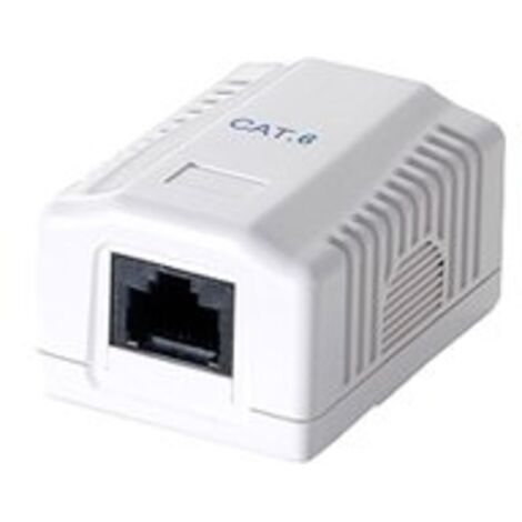 RJ45 Oberfläche RJ45 UTP Cat6 1 Buchse