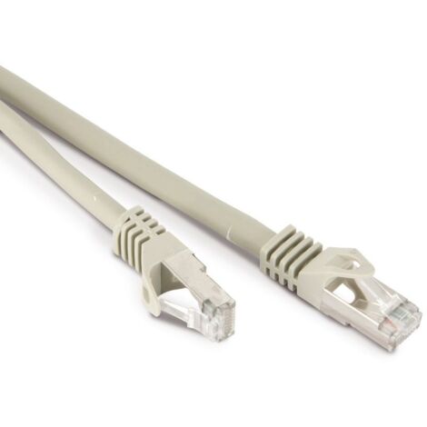 RJ45 Patchkabel S/FTP (PIMF), m. CAT.7 Rohkabel, 15 m, grau