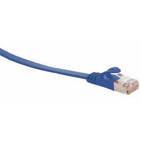 RJ45 Patchkabel U/UTP, m. CAT.7 Rohkabel, 3 m, blau