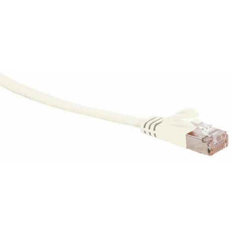 RJ45 Patchkabel U/UTP, m. CAT.7 Rohkabel, 3 m, weiß
