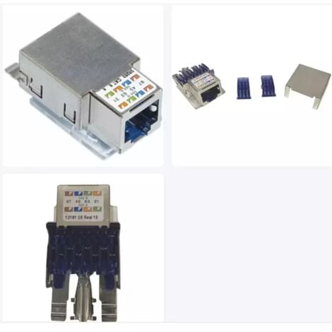 R&m 302372 Connettore RJ45 schermato Cat6 real10