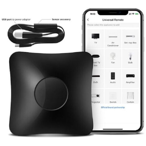RM4 Pro+HTS2 IR RF WiFi Universel Compatible avec télécommande Smart Home Automation