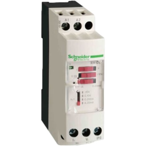 Rmcl55bd Schneider - Convertisseur Analogique Universel 4-20ma / 0-10v - Convertisseur Courant Tension Zelio Analog