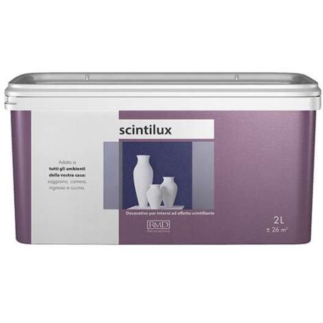 RMD - SCINTILUX PITTURA DECORATIVA COLORE PAPAVERO 2 LT