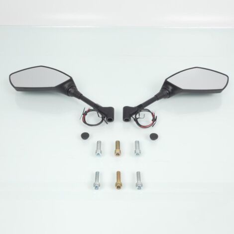 RMS Motorrad Spiegelpaar mit Led Blinker Neu