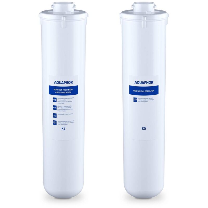 Set Mit 2 Aquaphor K2, K5 Filterkartuschen