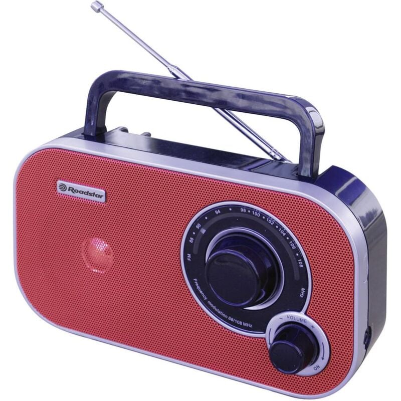 Roadstar - TRA-2235RD red Radio de cuisine fm rouge