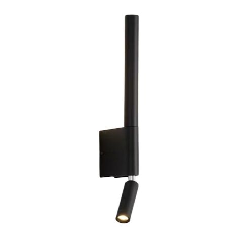 Roar - Moderne Wandleuchte 43 cm 7W LED Schwarz