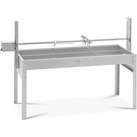Roasting Spit Height Adjustable Grill Motor Stainless Steel 40 kg