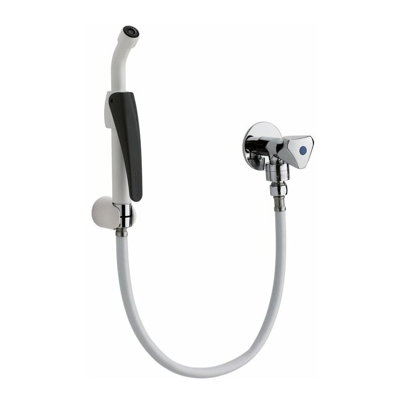 Lave-bassin avec robinet à clapet, manette à 45° Presto