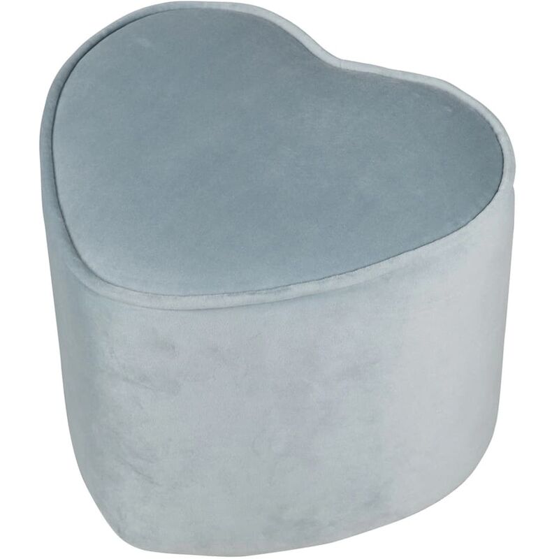 

Otomana para niños con forma de corazón azul cielo claro - Azul - Roba