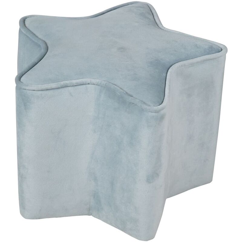 

Otomana para niños con forma de estrella azul cielo claro - Azul - Roba