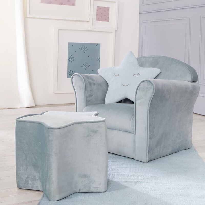 

roba Sillón para niños azul cielo claro - Azul