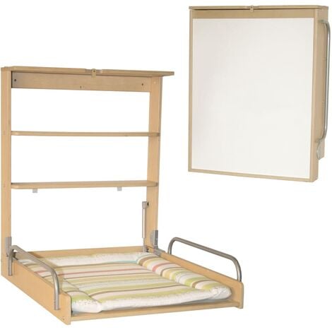 roba Wall Changing Shelf Jungle Baby Natural