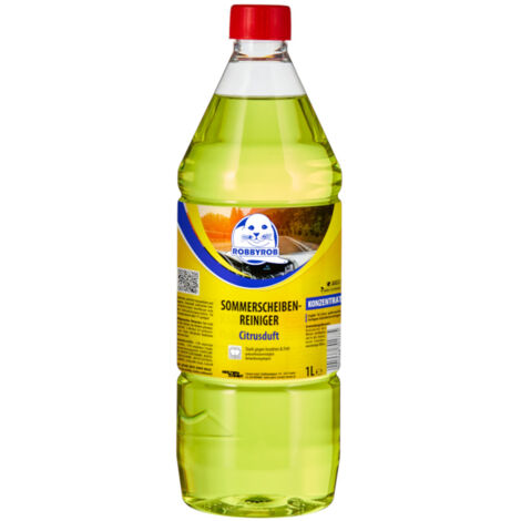 Robbyrob 1 Liter Sommer Scheibenreiniger Konzentrat 1:10 mit Citrus Duft
