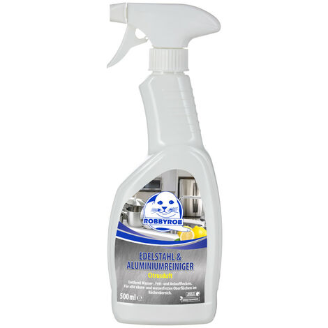 Robbyrob Alu- & Edelstahlreiniger mit Citrusduft 500 ml