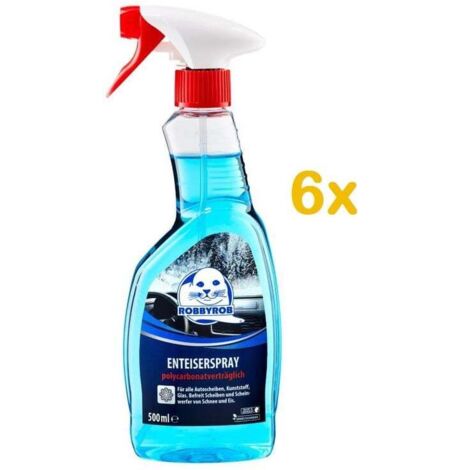 Robbyrob Scheibenenteiser-Spray 500ml, 6 Stück