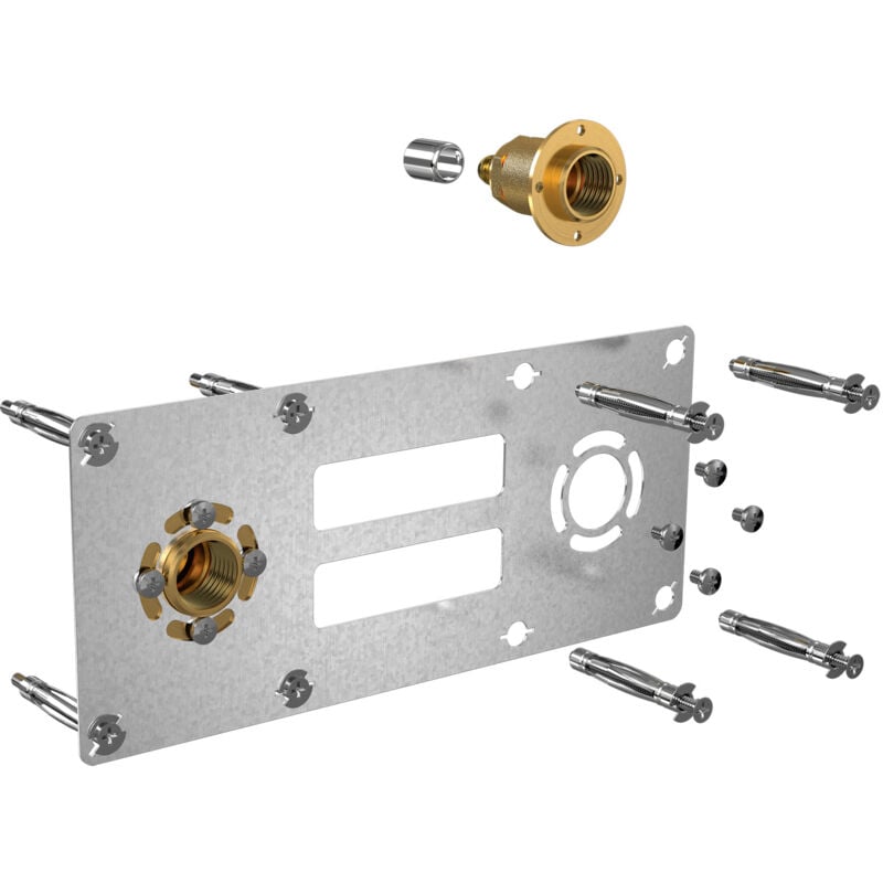 Sortie de cloison robifix 150mm per à sertir Ø16 - Raccord droit Femelle 1/2 - Watts