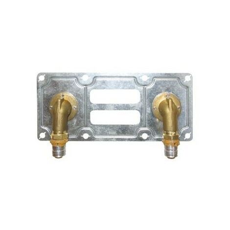 Kit ROBIFIX double multicouche - entraxe 150mm - Femelle 15x21 Ø16
