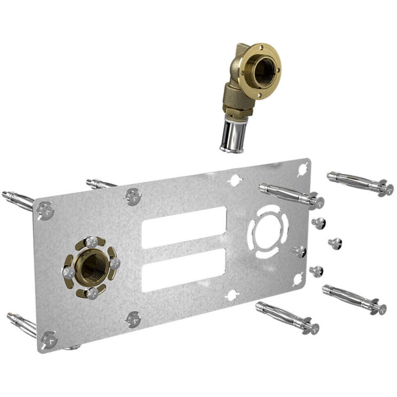 Watts - Sortie cloison robifix 150mm tube multicouche à sertir Ø16x2,0 - F1/2