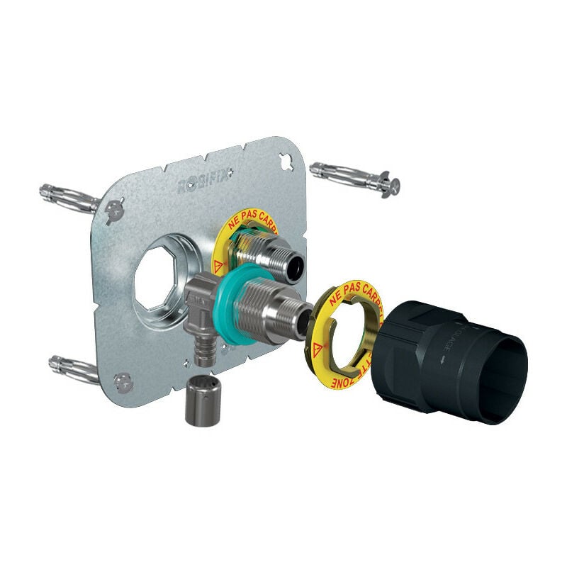 Robifix + (evier / lavabo) 50mm per Ø12 - Femelle 1/2' (15/21) à sertir