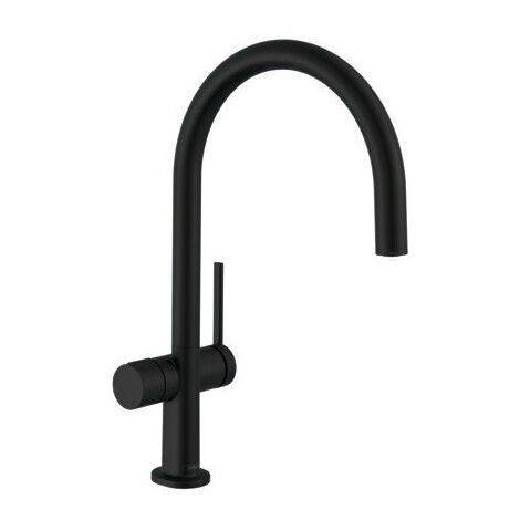 Robinet 220 Talis M54 Vanne d'arrêt.1jet noir mat