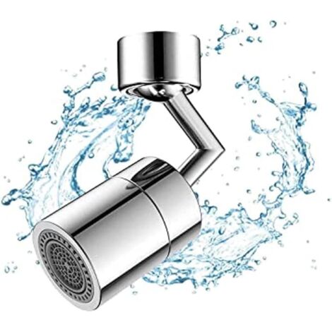 Robinet 720 degrés économiseur d'eau robinet aérateur adaptateur aérateur pivotant évier de cuisine pivotant robinet aérateur