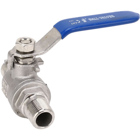 Robinet à Bille 3/8 Pouce Acier Inoxydable DN10 Haute Étanchéité pour Équipement Industriel
