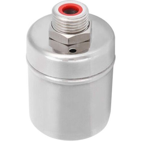 Robinet à bille à flotteur 1/2in Réservoir de contrôle automatique du niveau d'eau Robinet à bille flottant en acier inoxydable