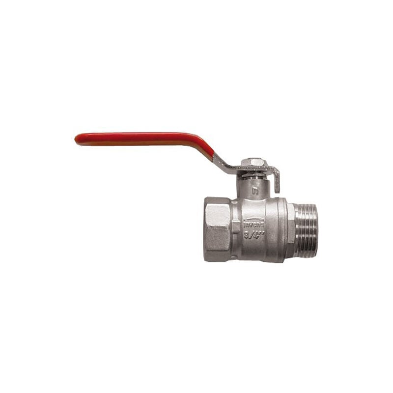 DN25 1' Robinet bille d'eau débit standard acier femelle x filetage mâle