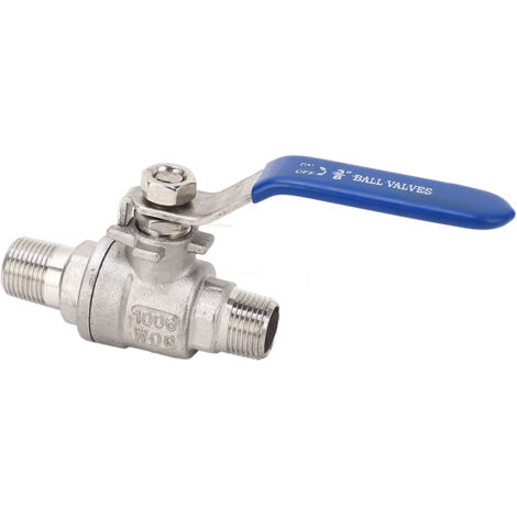 Robinet à Bille en Acier Inoxydable DN10 3/8" pour Applications Industrielles Haute Pression