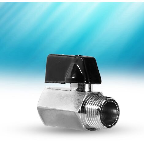 Robinet à bille laiton 1/2" 3/8" 1/4" 1/8" filetage mâle/femelle BSP pour air comprimé