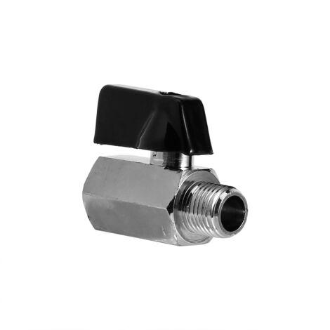 Robinet à bille laiton 1/2" 3/8" 1/4" 1/8" filetage mâle/femelle BSP pour compresseur d'air