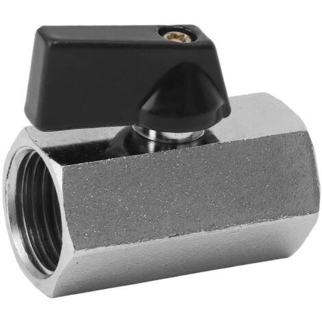 Robinet à bille pour gaz naturel, noyau en cuivre épais, pour chauffe-eau domestique, raccord de 1/2 pouce.