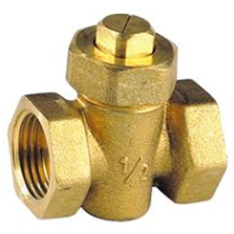 Robinet à boisseau foncé femelle femelle 3/4" (20/27) - Sferaco