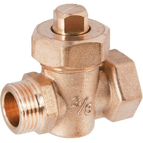Robinet à boisseau foncé mâle femelle 3/4" (20/27) - Sferaco