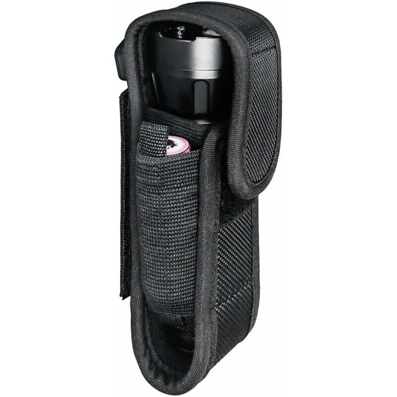 Pochette Lampe Poche, Pochette Ceinture Lampe Poche Verticale en Nylon pour Étui Lampe Poche Tactique pour Ceinture Sécurité Militaire Police-LIAIKI
