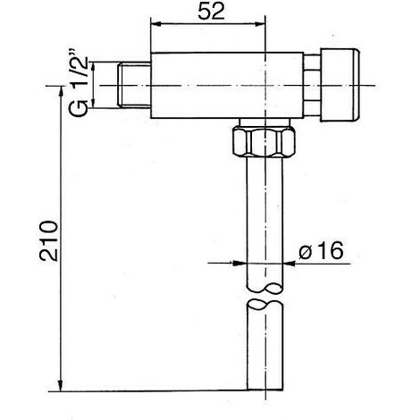 Robinet à bouton poussoir Benkiser complet pour modèle 155/159/655