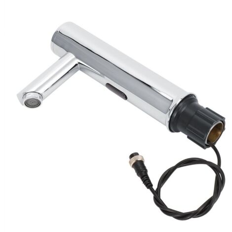 Robinet à capteur automatique G1/2 pouces, robinet d'eau de lavabo de salle de bains chaude et froide à Induction infrarouge