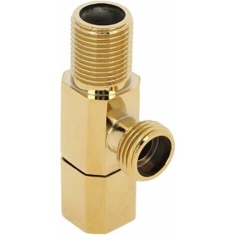 Robinet à globe, robinet en laiton pour eau chaude et froide, robinet d'angle, robinet de salle de bain, accessoires pour robinet de toilette