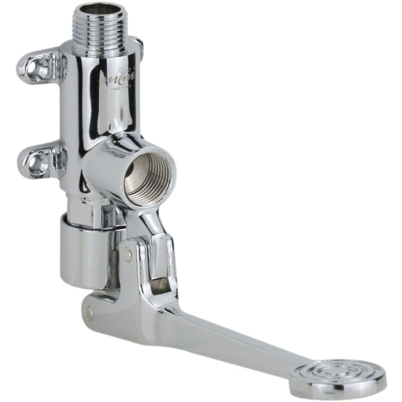 Robinet à pédale temporisé à eau unique pour installation au sol ou au mur mcm 905700 3 secondes
