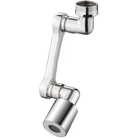Robinet à Rallonge Rotatif Multifonctionnel, 1080°Extension Robinet, Economiseur D'eau pour Adaptateur Ajustable