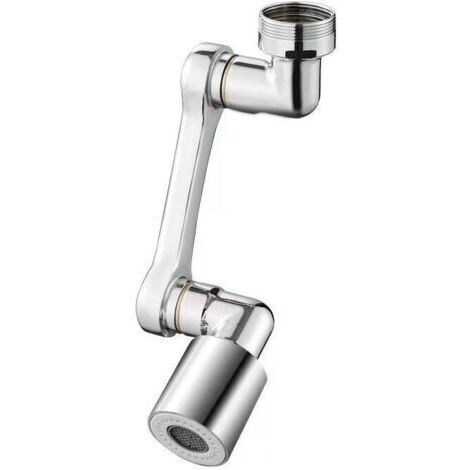 Robinet à Rallonge Rotatif Multifonctionnel, 1080°Extension Robinet, Economiseur D'eau pour Adaptateur Ajustable