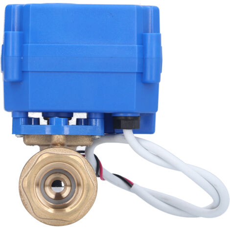 Robinet à tournant sphérique électrique BSP, interrupteur motorisé en laiton, Mini DN15 1/2 pouces DC12V, pièce accessoire
